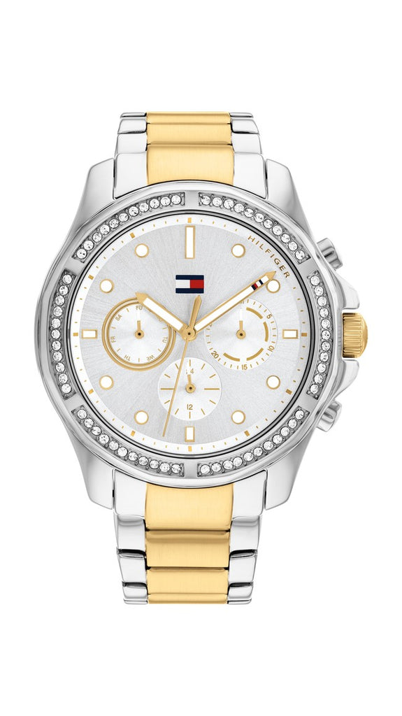 Tommy Hilfiger Dames Horloge Two Tone Stainless Steel Bracelet 1782615