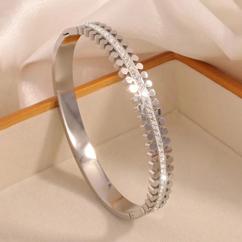 Γυναικείο Βραχιόλι Leaf Silver Bracelet