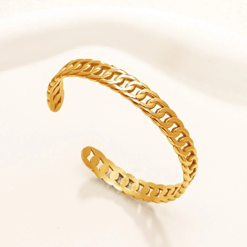 Γυναικείο Βραχιόλι Gold Chain Style Bracelet