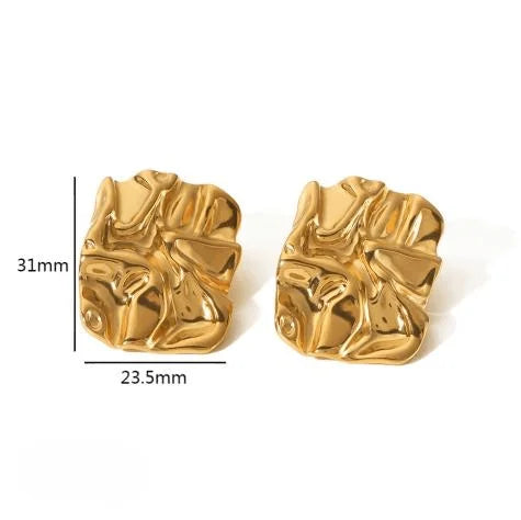 Γυναικεία Σκουλαρίκια Gold Earrings Fay