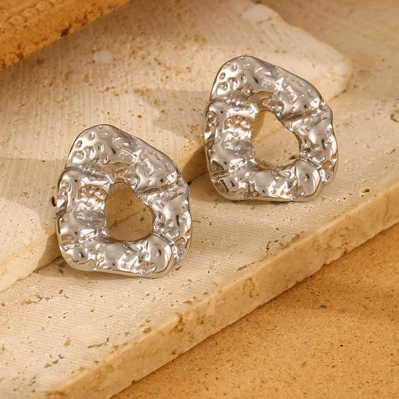 Γυναικεία Σκουλαρίκια Silver Forged Earrings
