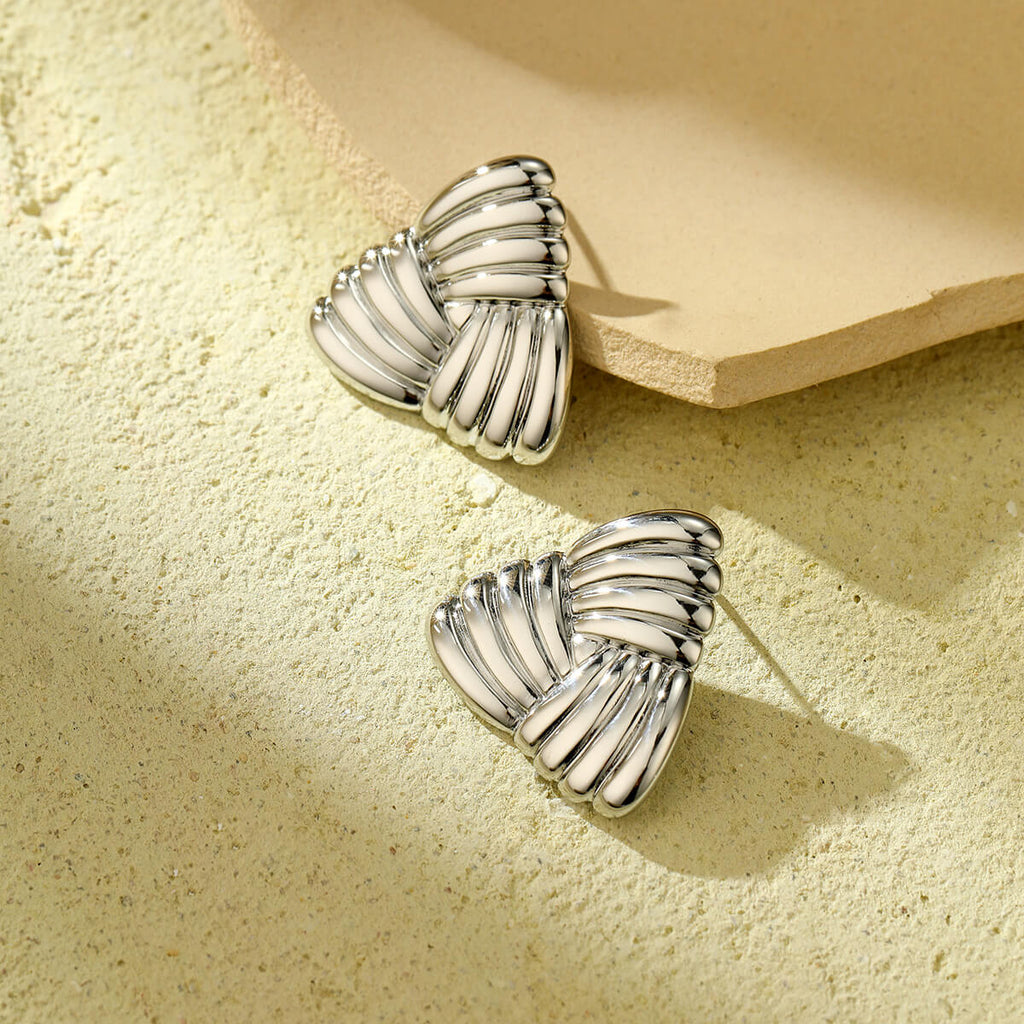 Γυναικεία Σκουλαρίκια Silver Weave Earrings