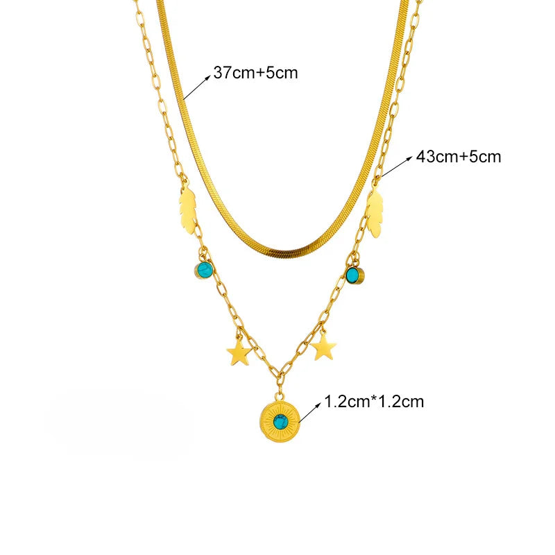 Γυναικείο Κολιέ Gold Serifos Necklace