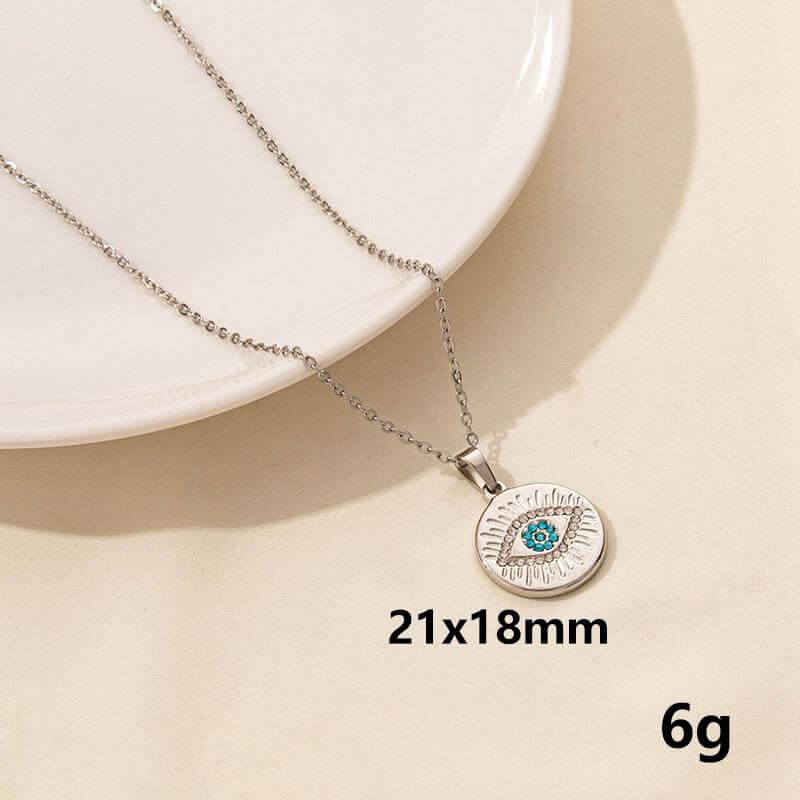 Γυναικείο Κολιέ Silver Eye Necklace