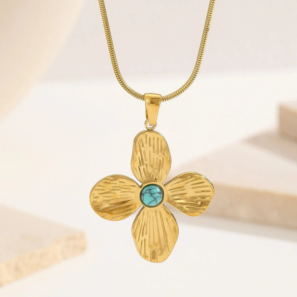 Γυναικείο Κολιέ Gold Blossom Necklace