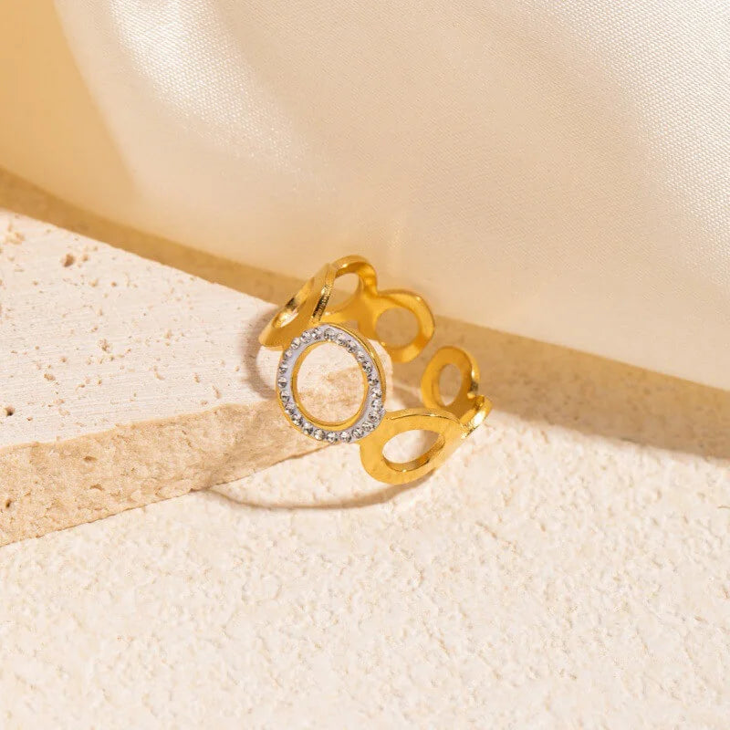 Γυναικείο Δαχτυλίδι Gold Infinity Ring