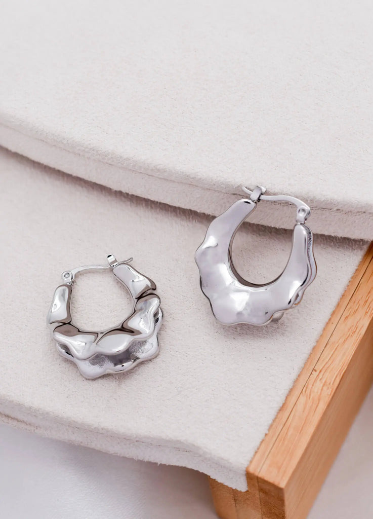 Γυναικεία Σκουλαρίκια Clam Silver Earrings
