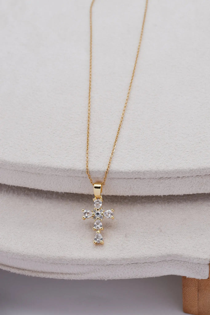 Γυναικείος  Σταυρός  Fray Cross Gold