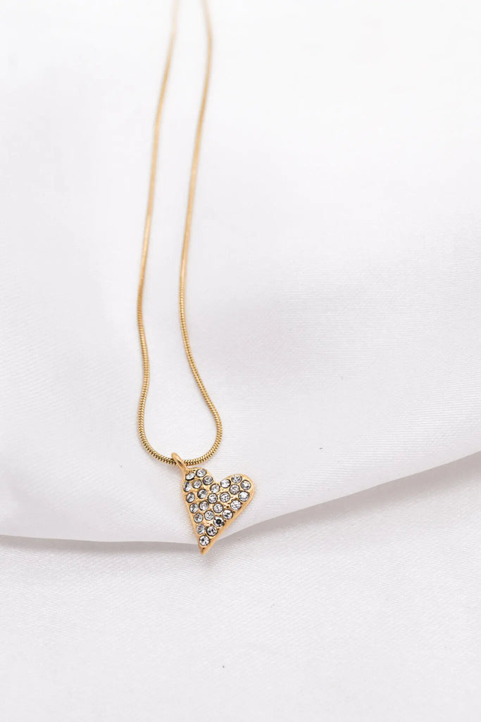 Γυναικείο Κολιέ Heartie Necklace Gold