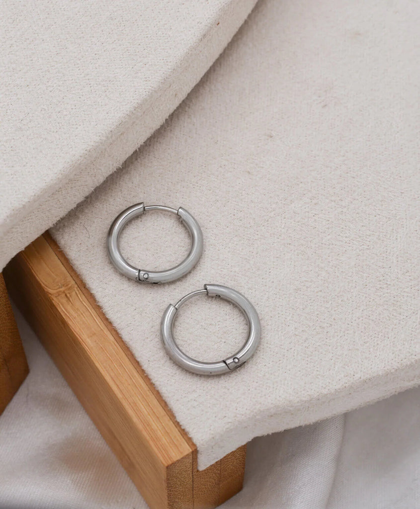 Γυναικεία Σκουλαρίκια Silver Hoops