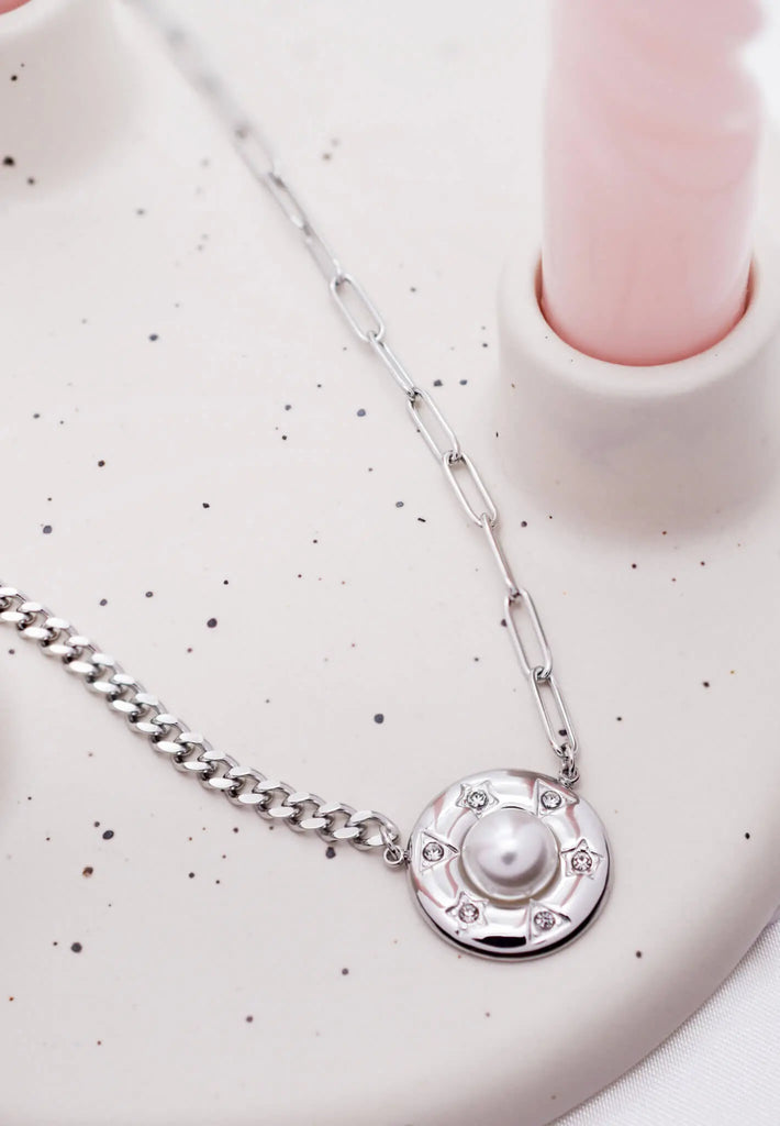 Γυνακείο Κολιέ Lunar Silver Pendant