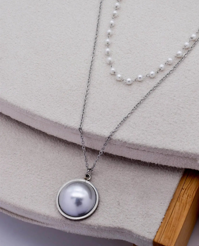 Γυναικείο Κολιέ Mona Silver Pendant