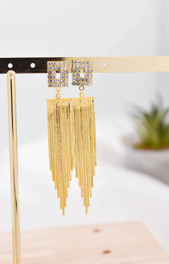 Γυναικεία Σκουλαρίκια Mykonos Gold Earrings