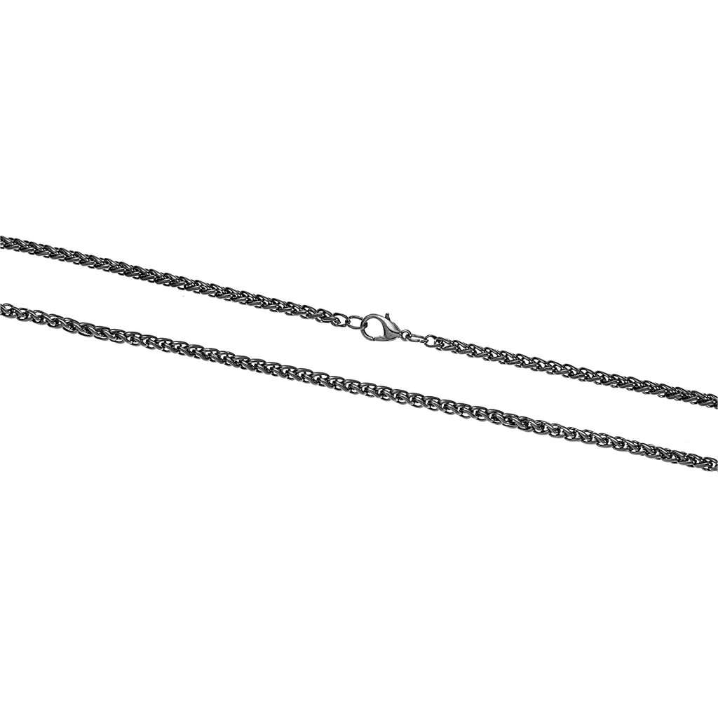 Ανδρική Καδένα Senza Stainless Steel Gun Metal