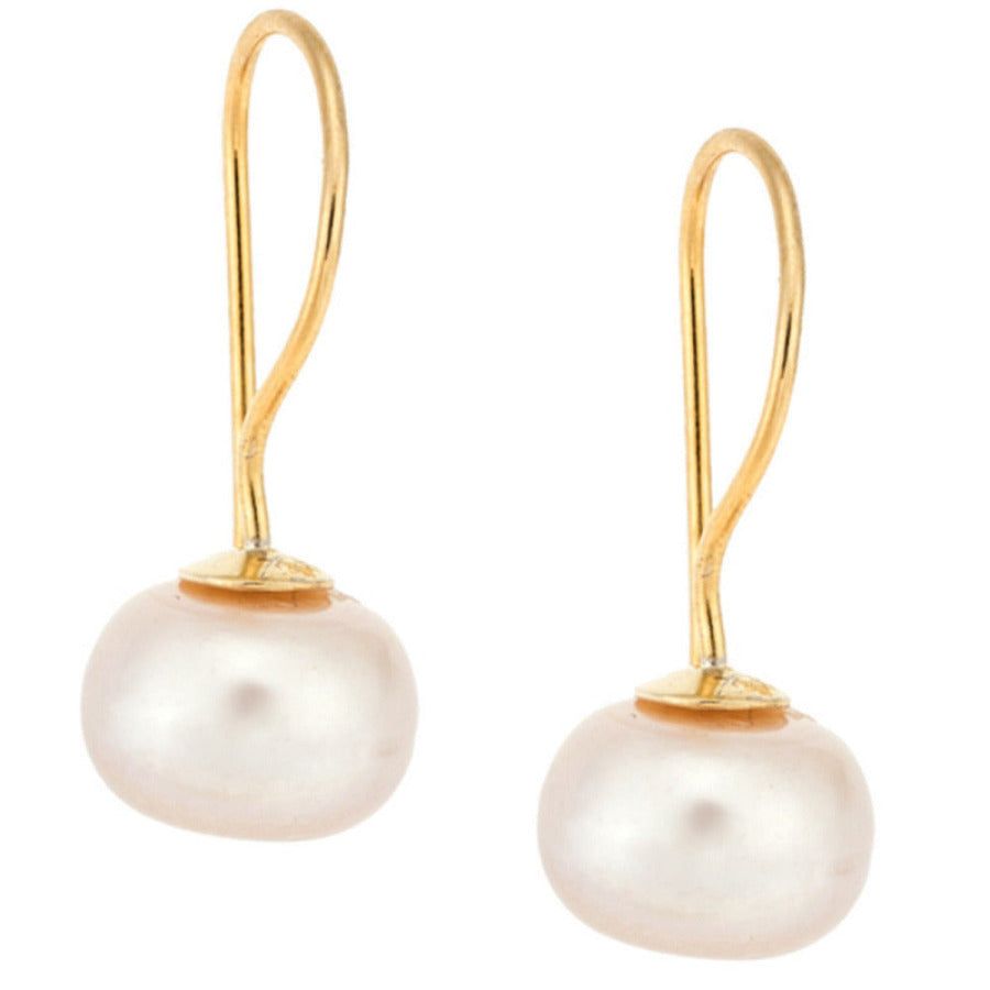 Σκουλαρίκια Senza Silver 925 Gold Plated Pink