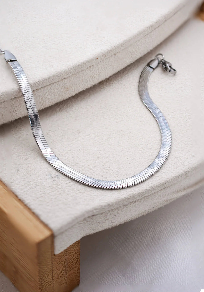 Γυναικείο Βραχιόλι Snake Bracelet Silver