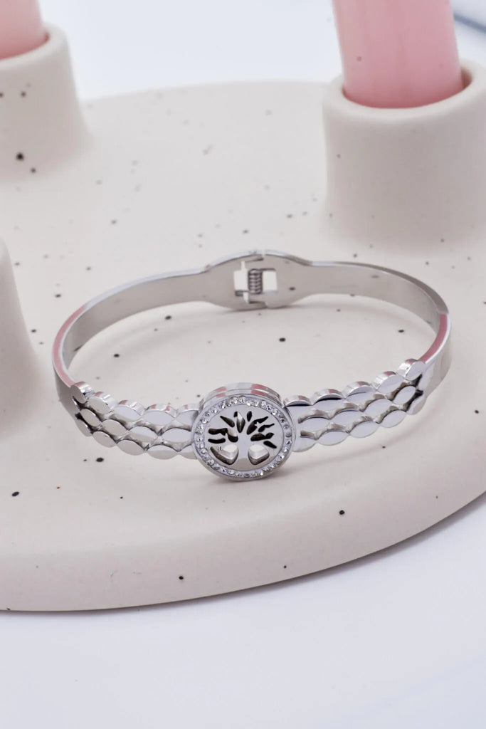 Γυναικείο Βραχιόλι Tree Of Life Silver Bracelet