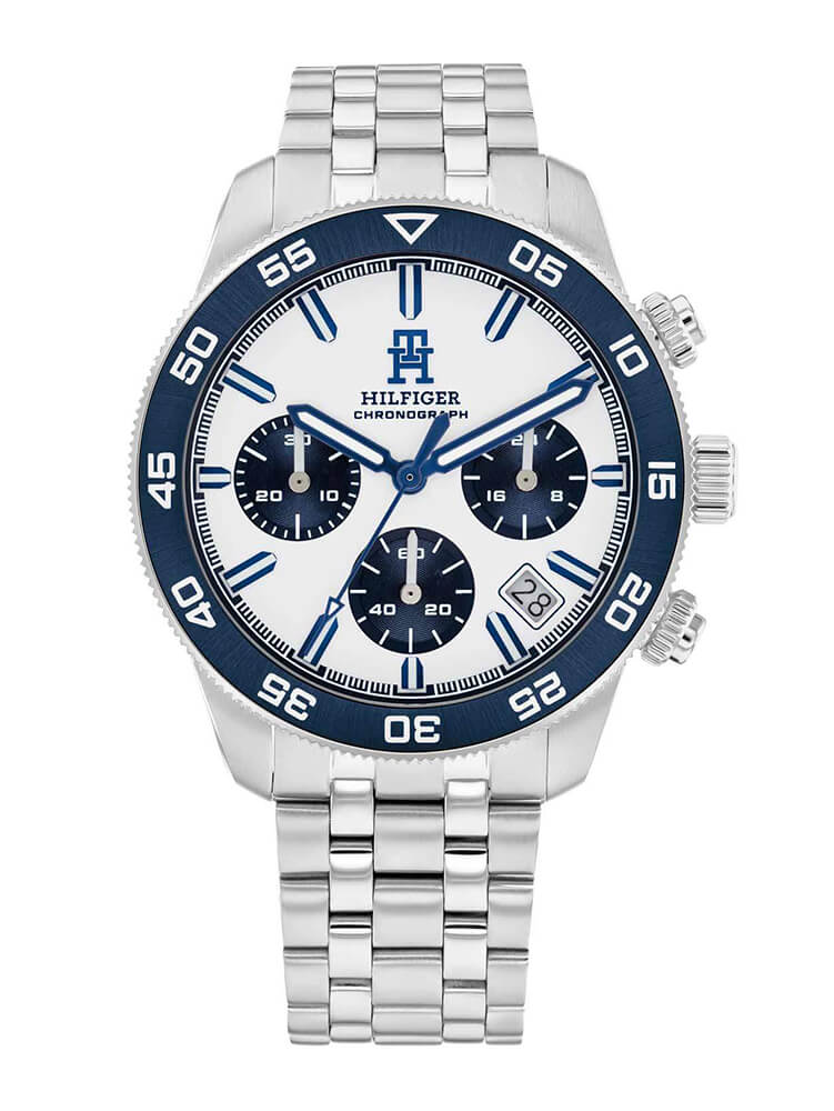 Ανδρικό ρολόι Tommy Hilfiger 1792157 με ασημί μπρασελέ
