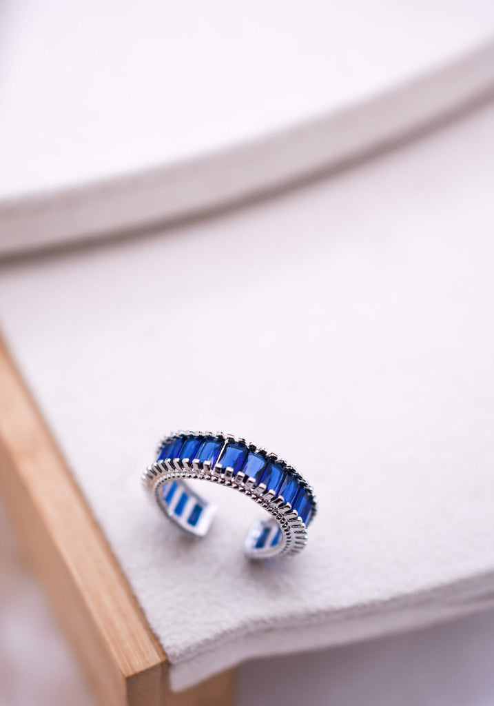 Sparkle Ring Deep Blue
