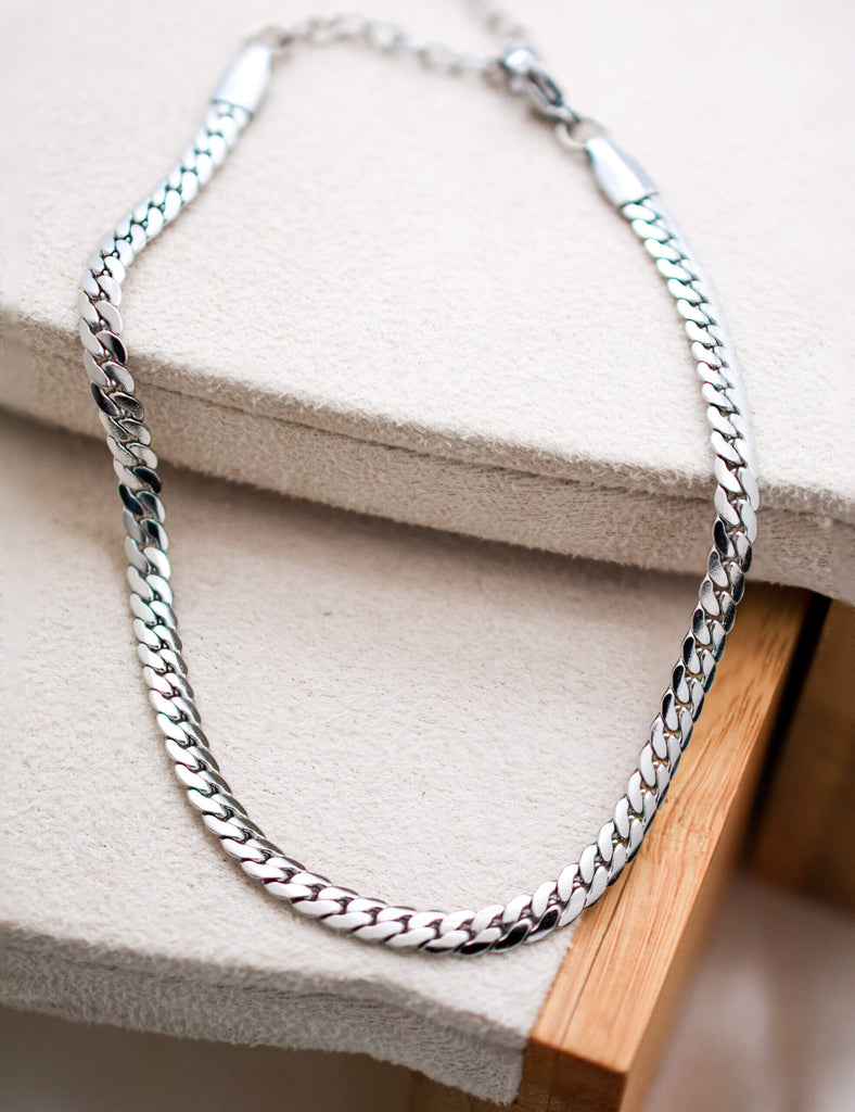 Evie Silver Anklet