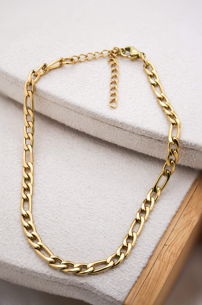 Linked Gold Anklet